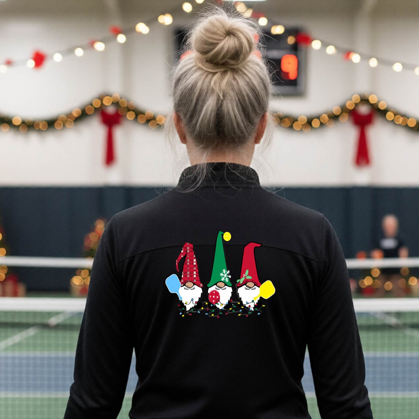 Women’s Christmas Pickleball Quarter Zip – Holiday Pullover Shirt & Gift for Pickleball Players