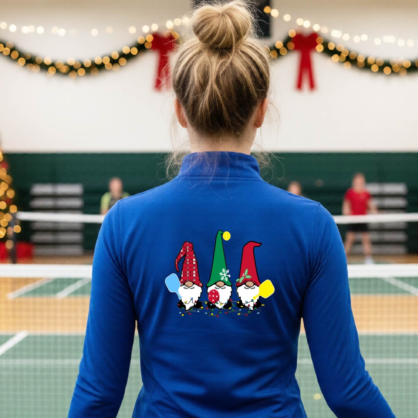 Women’s Christmas Pickleball Quarter Zip – Holiday Pullover Shirt & Gift for Pickleball Players