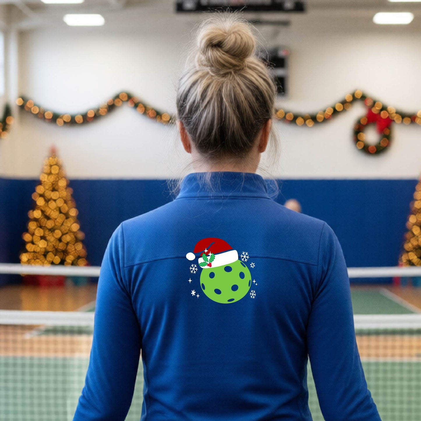 Women’s Christmas Pickleball Quarter Zip – Holiday Pullover Shirt & Gift for Pickleball Players