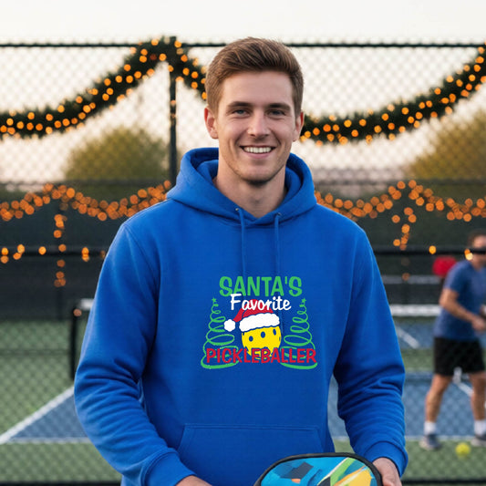 Christmas Pickleball Pullover Hoodie – Unisex Holiday Hoodie & Christmas Gift for Players