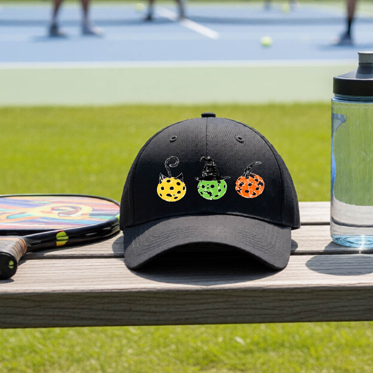 Halloween Pickleball Hats Performance Headwear Premium Moisture-Wicking Headwear