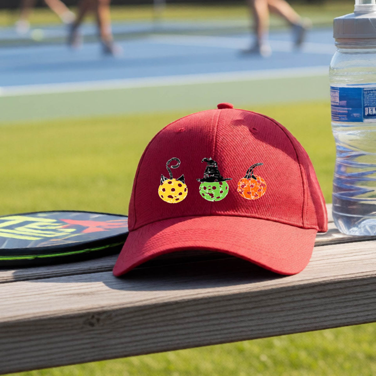 Halloween Pickleball Hats Performance Headwear Premium Moisture-Wicking Headwear