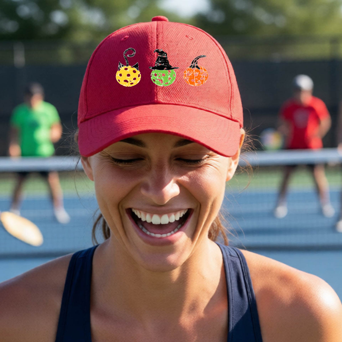 Halloween Pickleball Hats Performance Headwear Premium Moisture-Wicking Headwear