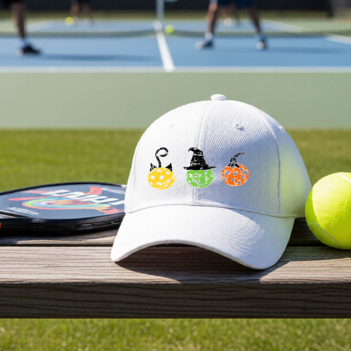 Halloween Pickleball Hats Performance Headwear Premium Moisture-Wicking Headwear