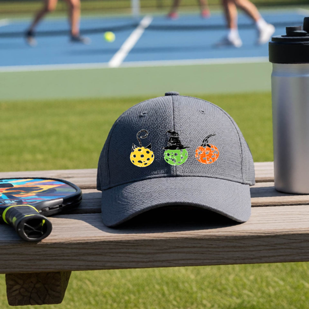 Halloween Pickleball Hats Performance Headwear Premium Moisture-Wicking Headwear