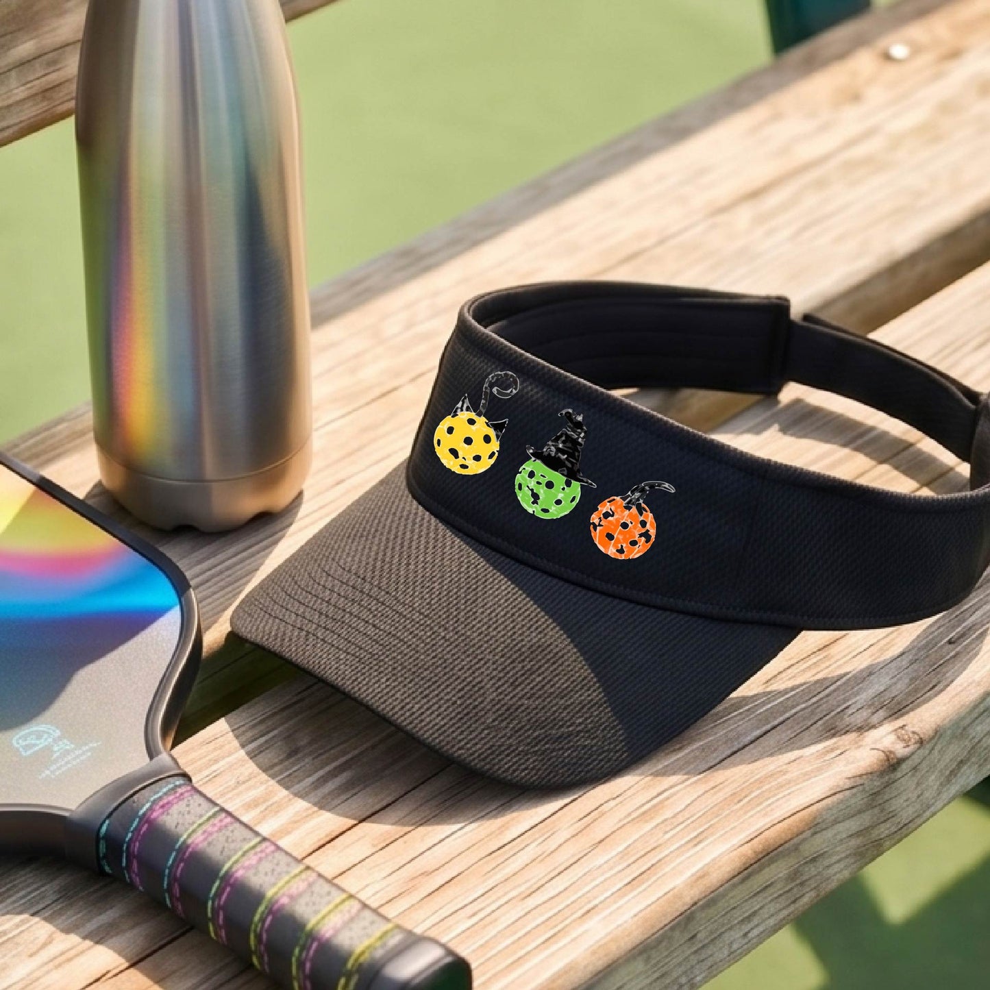 Premium Pickleball Moisture-Wicking Halloween Pickleball Visors Premium Performance Headwear