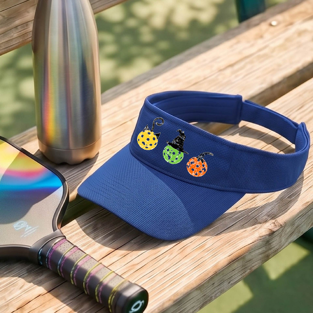 Premium Pickleball Moisture-Wicking Halloween Pickleball Visors Premium Performance Headwear