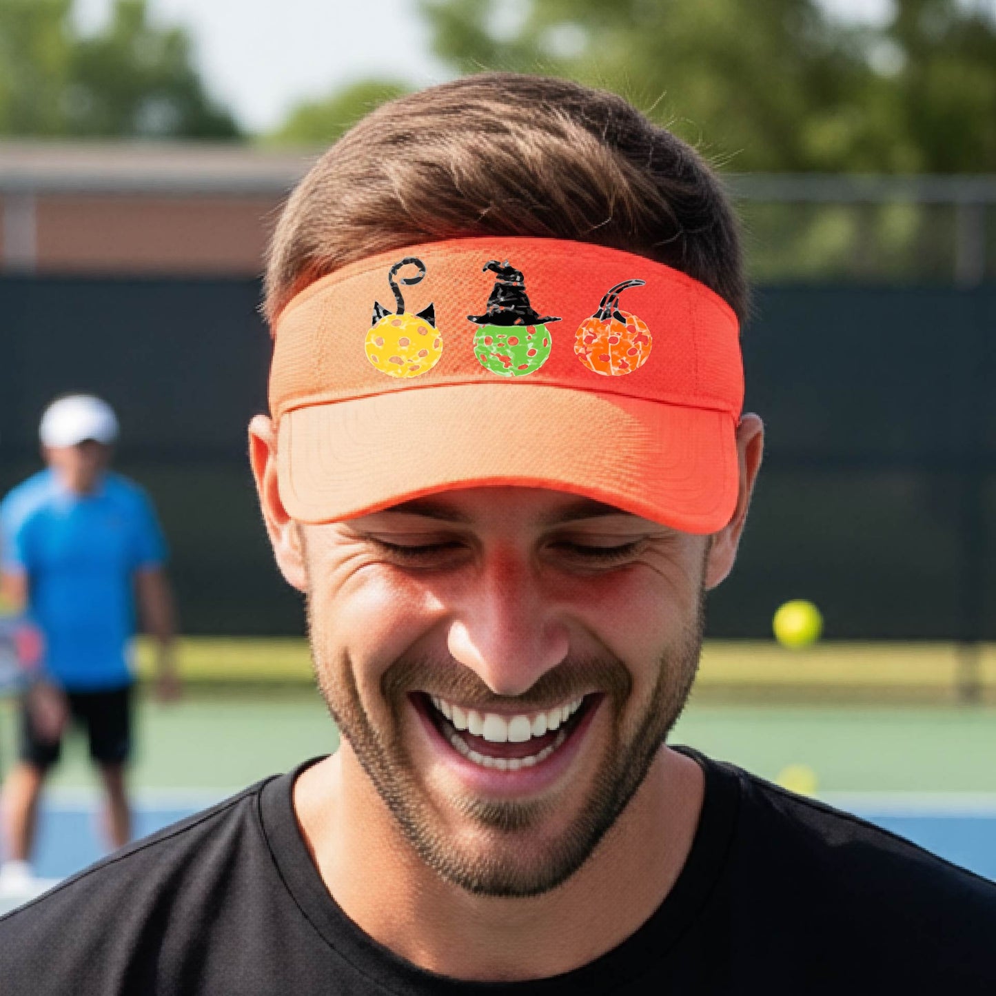 Premium Pickleball Moisture-Wicking Halloween Pickleball Visors Premium Performance Headwear