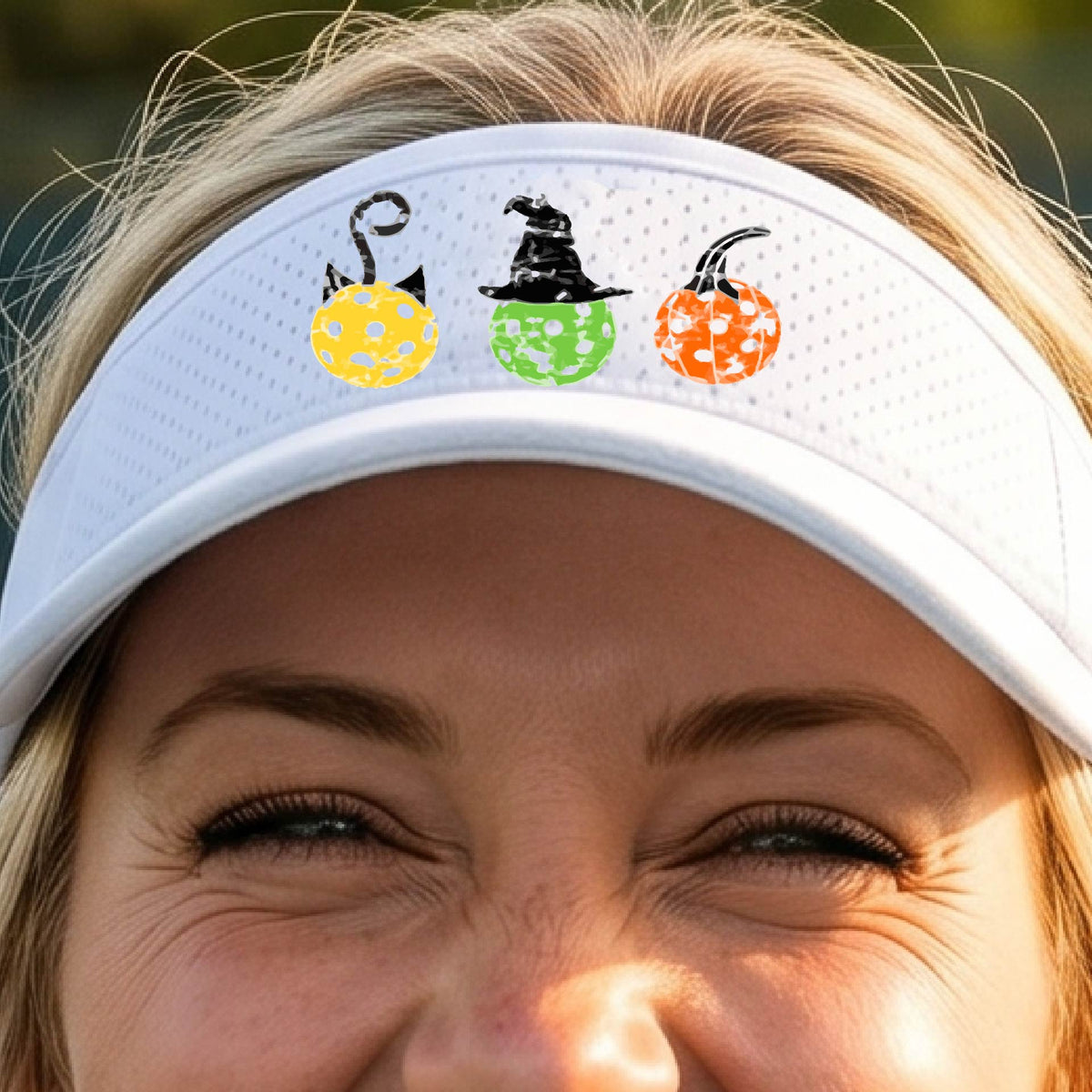 Premium Pickleball Moisture-Wicking Halloween Pickleball Visors Premium Performance Headwear