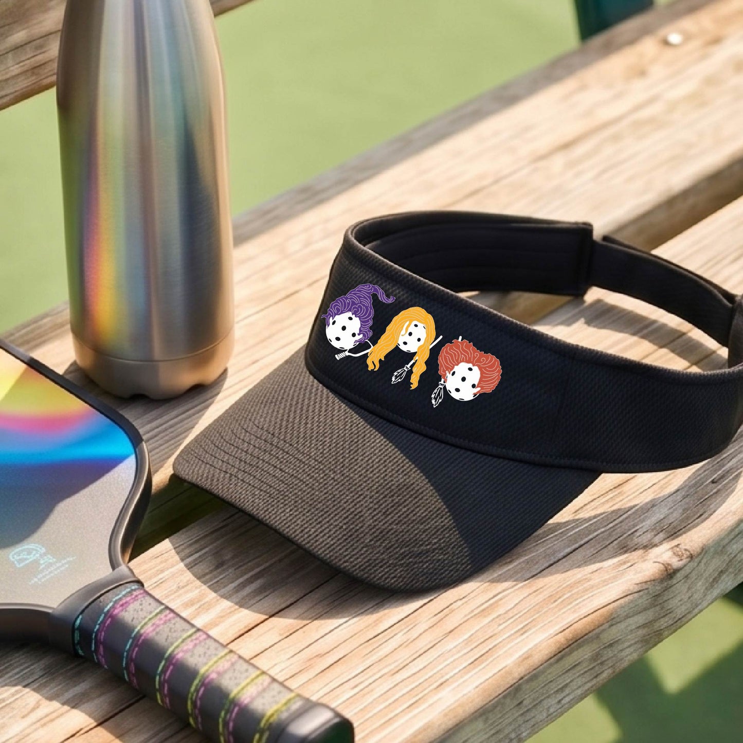 Premium Pickleball Moisture-Wicking Halloween Pickleball Visors Premium Performance Headwear