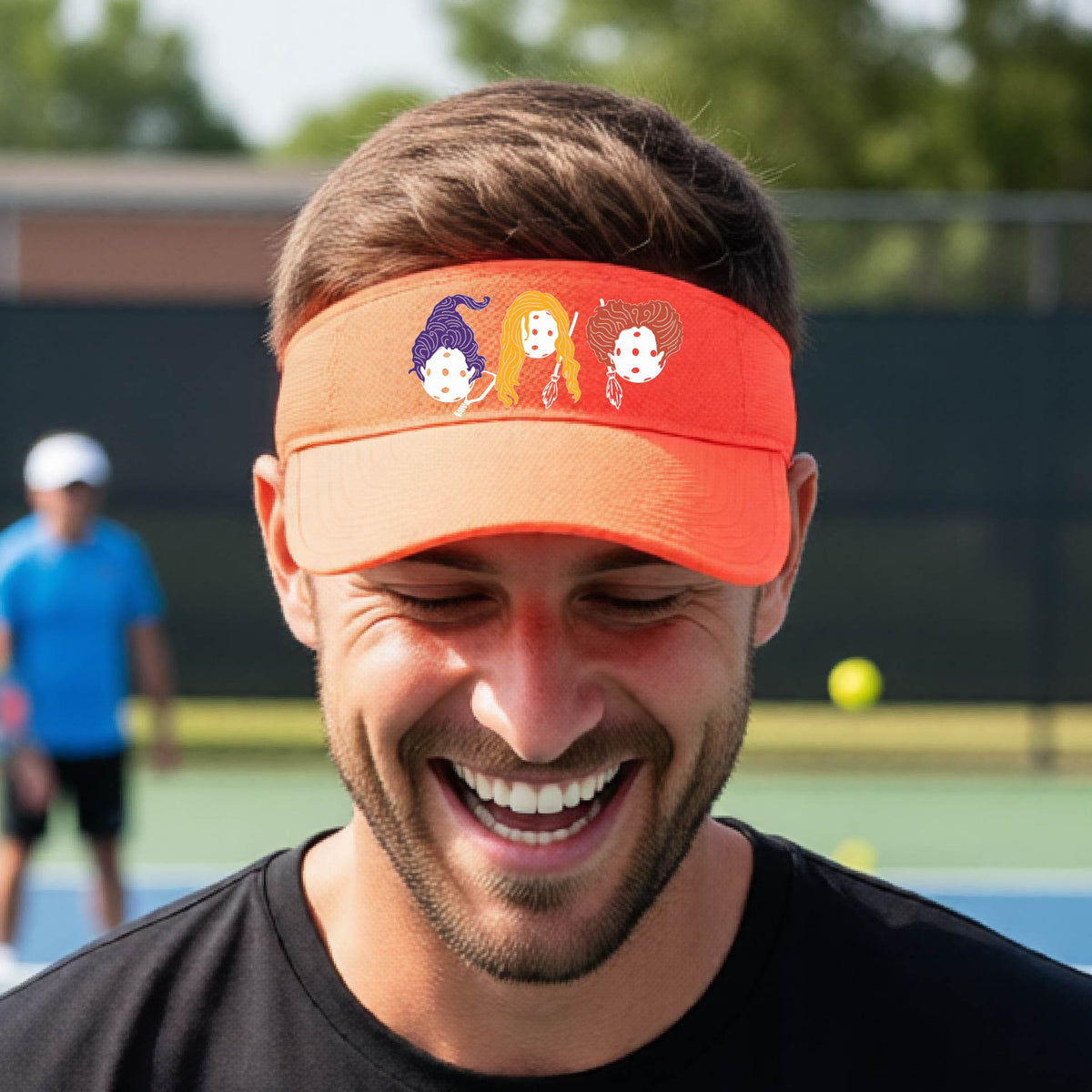 Premium Pickleball Moisture-Wicking Halloween Pickleball Visors Premium Performance Headwear