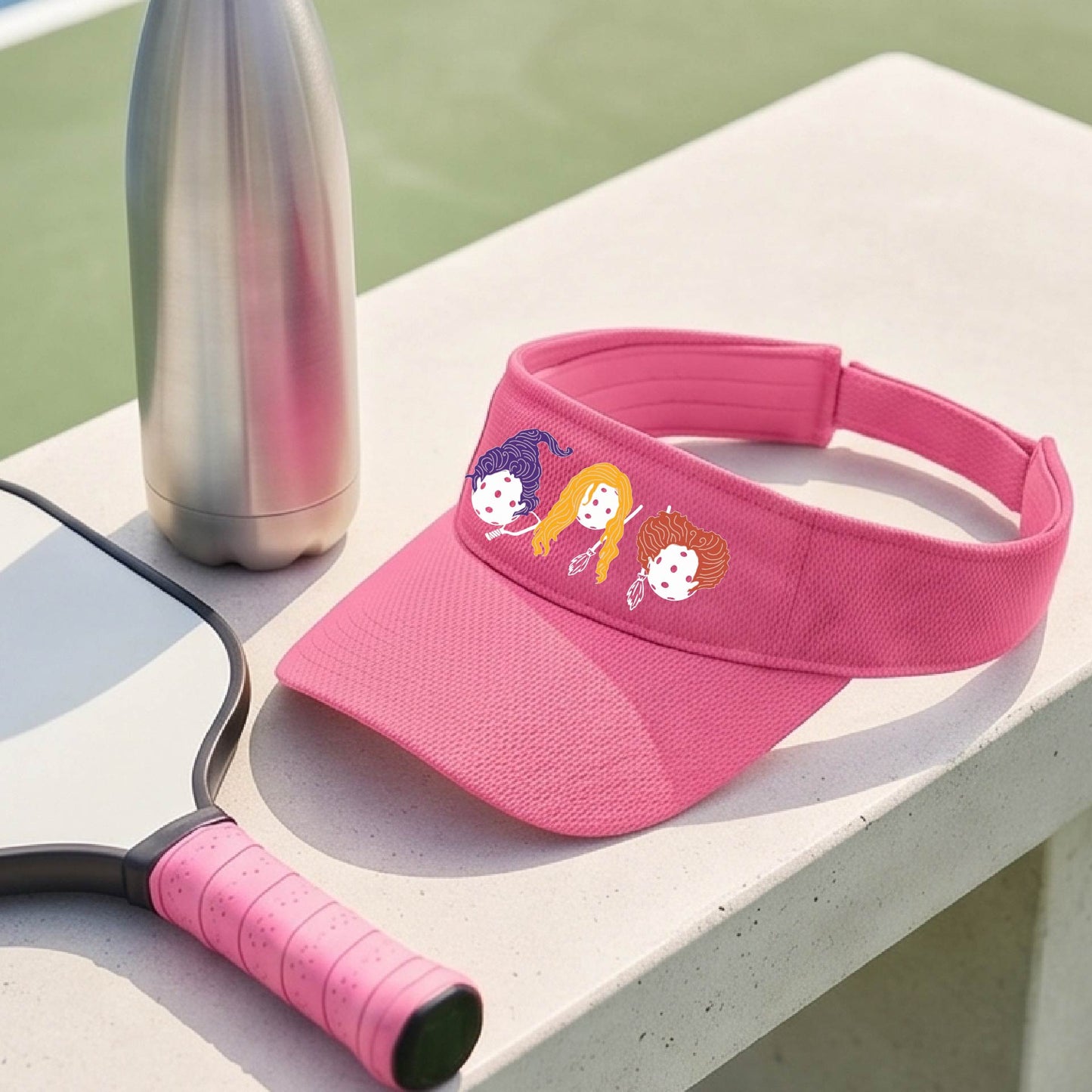 Premium Pickleball Moisture-Wicking Halloween Pickleball Visors Premium Performance Headwear