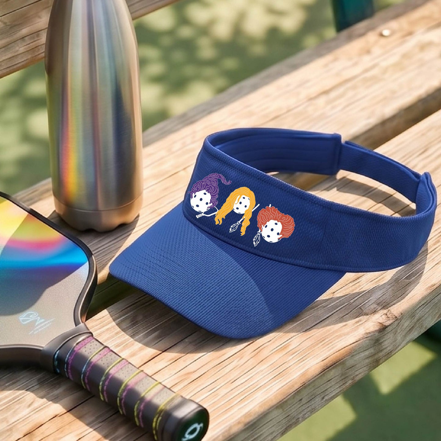 Premium Pickleball Moisture-Wicking Halloween Pickleball Visors Premium Performance Headwear