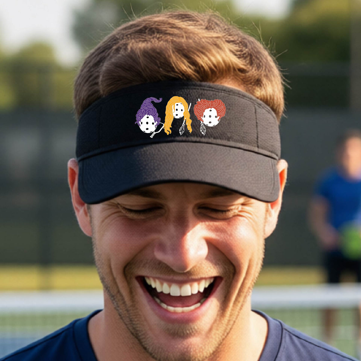 Premium Pickleball Moisture-Wicking Halloween Pickleball Visors Premium Performance Headwear