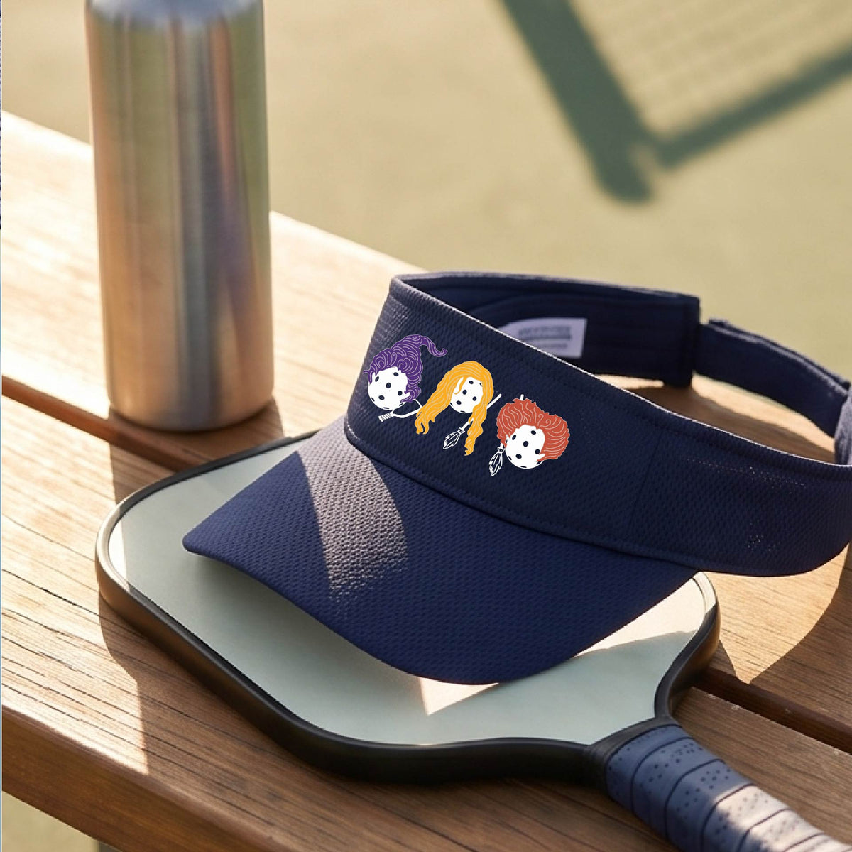 Premium Pickleball Moisture-Wicking Halloween Pickleball Visors Premium Performance Headwear