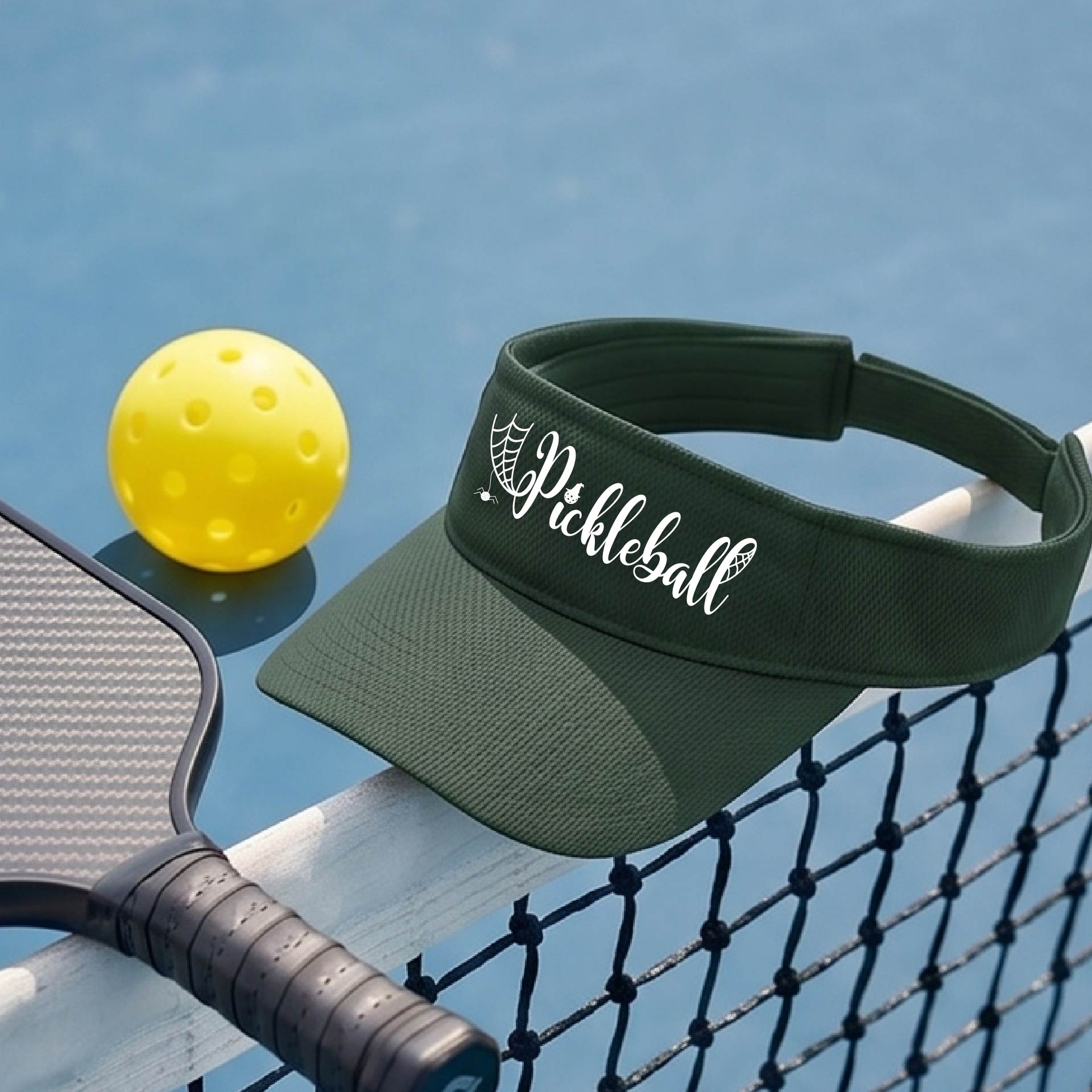 Halloween Pickleball Visors Moisture-Wicking High-Quality Performance Premium Headwear