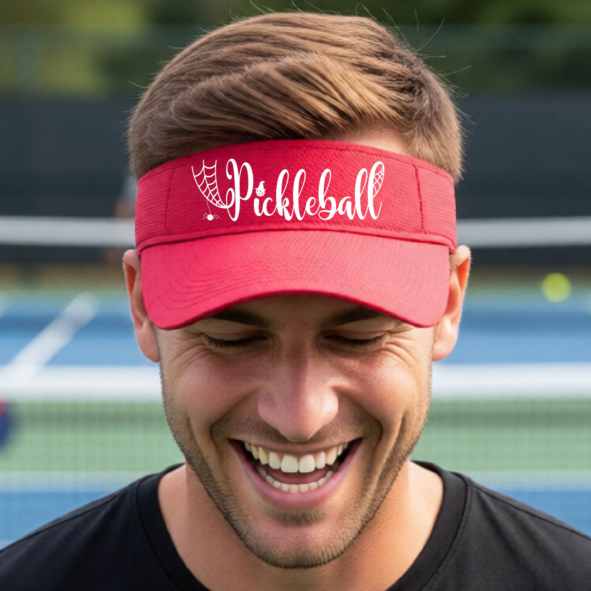 Halloween Pickleball Visors Moisture-Wicking High-Quality Performance Premium Headwear