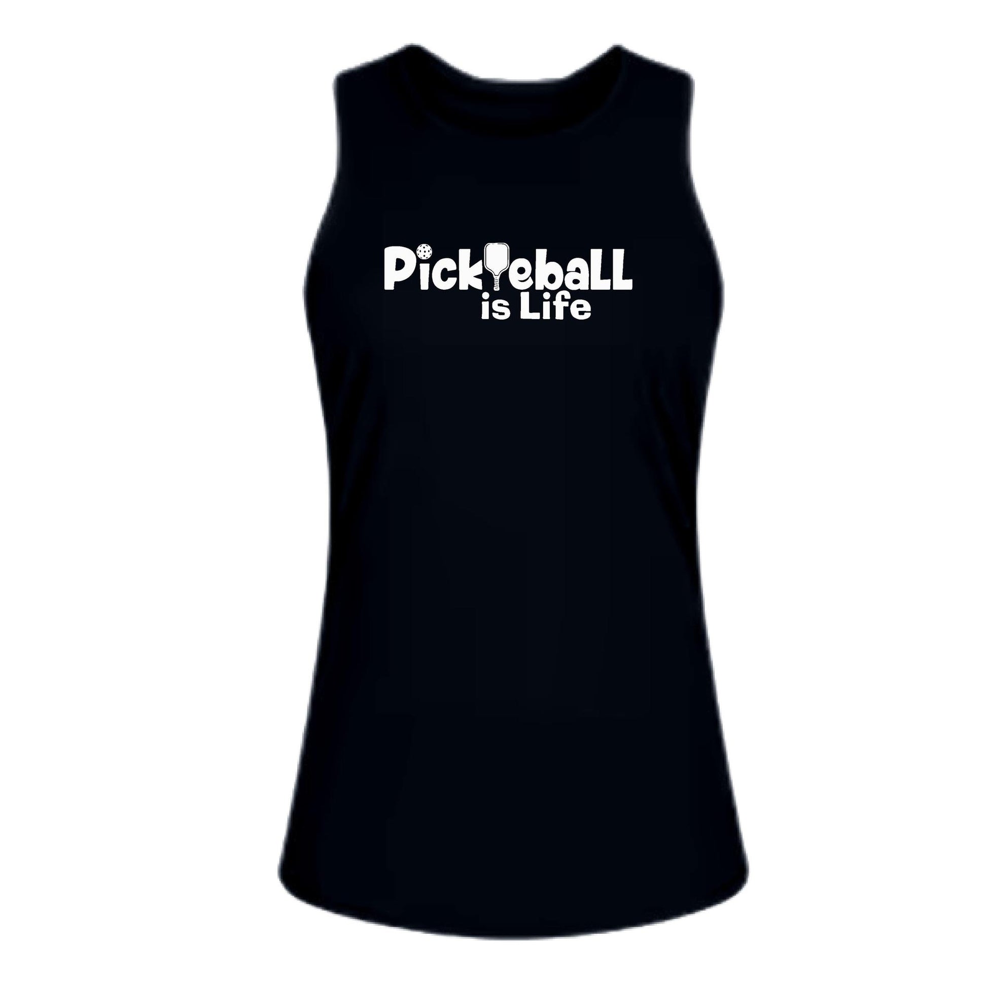 Pickleball is Life | Women's Split Back or Tied Back Pickleball Tank | 80/20 Nylon Spandex Mix