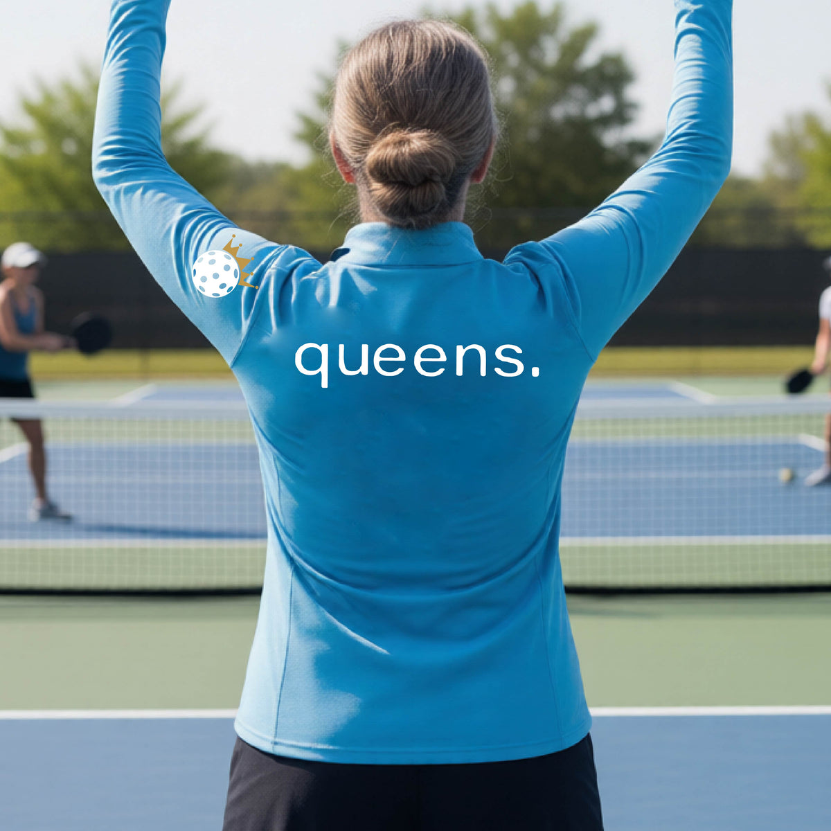 Women’s Athletic Pickleball Quarter-Zip – Sporty Performance Shirt