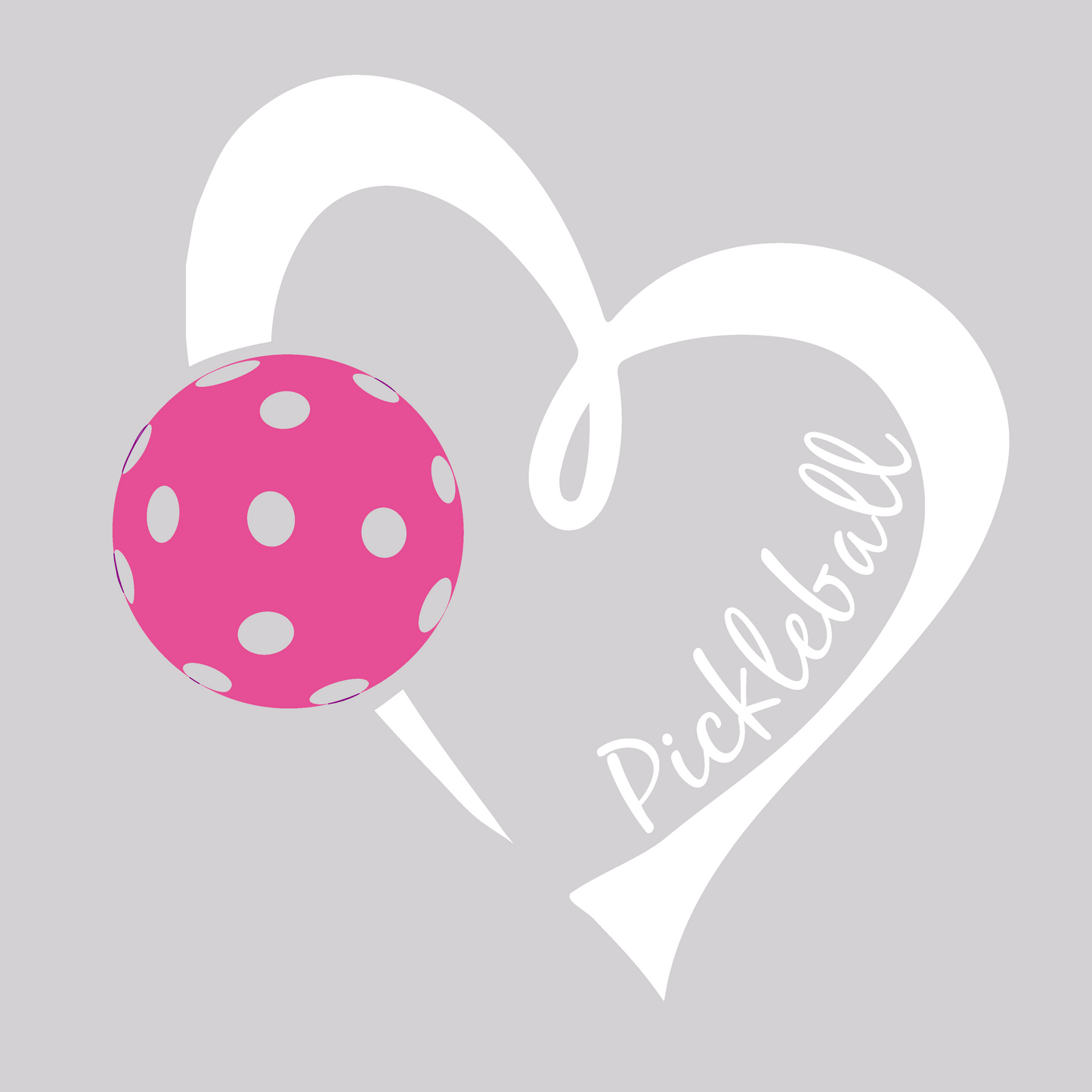 Pickleball Love (Pink) | Women's Short Sleeve V-Neck Pickleball Shirts | 100% Polyester