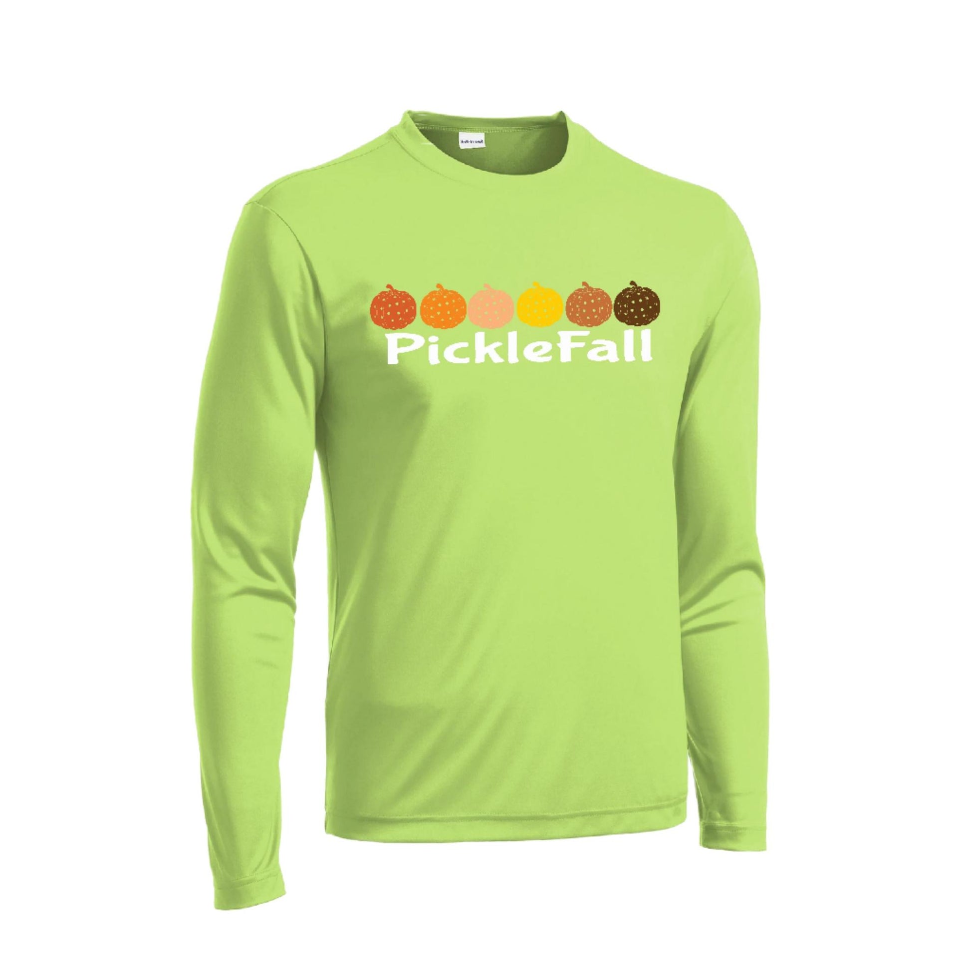 Picklefall | Men's Long Sleeve Athletic Performance T-Shirt | 100% Polyester