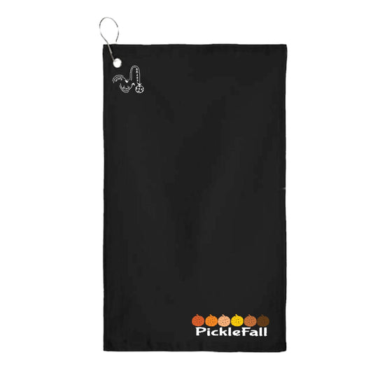 Picklefall | Pickleball Court Towels | Grommeted 100% Cotton Terry Velour