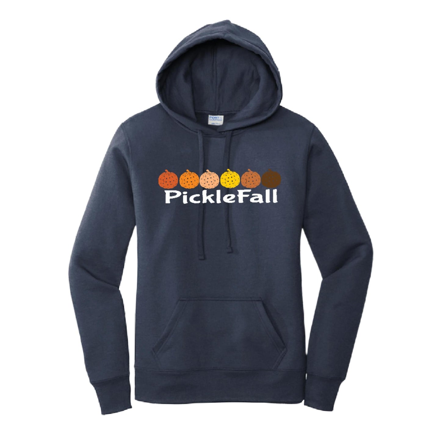 Picklefall | Women’s Fitted Hoodie Pickleball Sweatshirt | 50% Cotton 50% Poly Fleece
