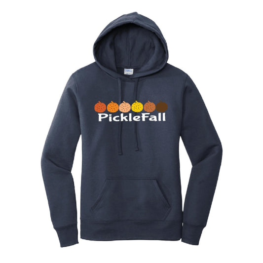 Picklefall | Women’s Fitted Hoodie Pickleball Sweatshirt | 50% Cotton 50% Poly Fleece
