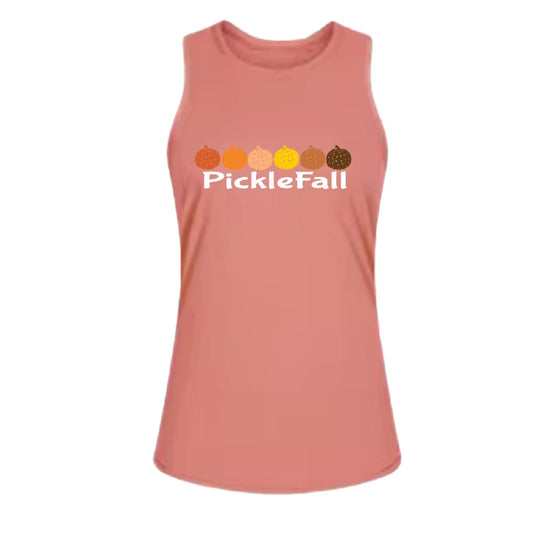 Picklefall | Women's Split Back or Tied Back Pickleball Performance Tank | 80/20 Nylon Spandex Mix