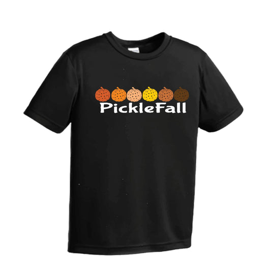 Picklefall | Youth Short Sleeve Pickleball Performance T-Shirt | 100% Polyester