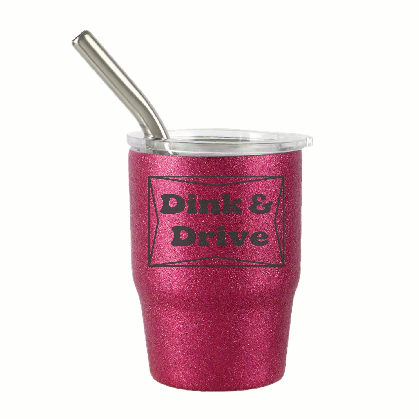 Pickleball "Here's to You" 3 oz Steel Tumblers | Party Favors Celebration Designs  | Fun Pickleball Gifts