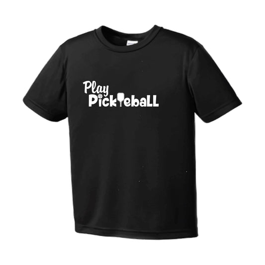 Play Pickleball | Men's Short Sleeve Pickleball Performance T-Shirt | 100% Polyester