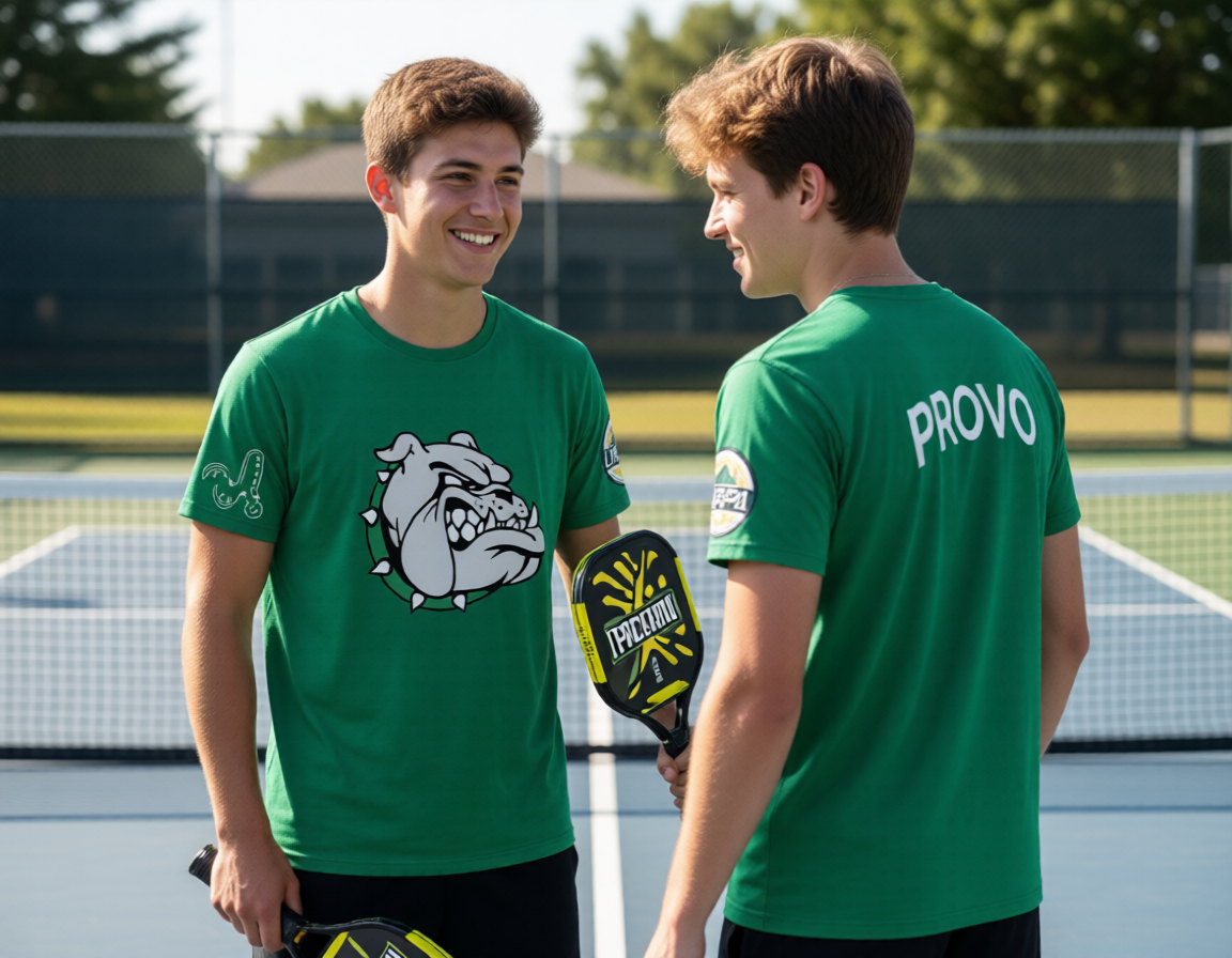 Provo High USHPA | Men's Short Sleeve Crewneck T-Shirts | 100% Polyester