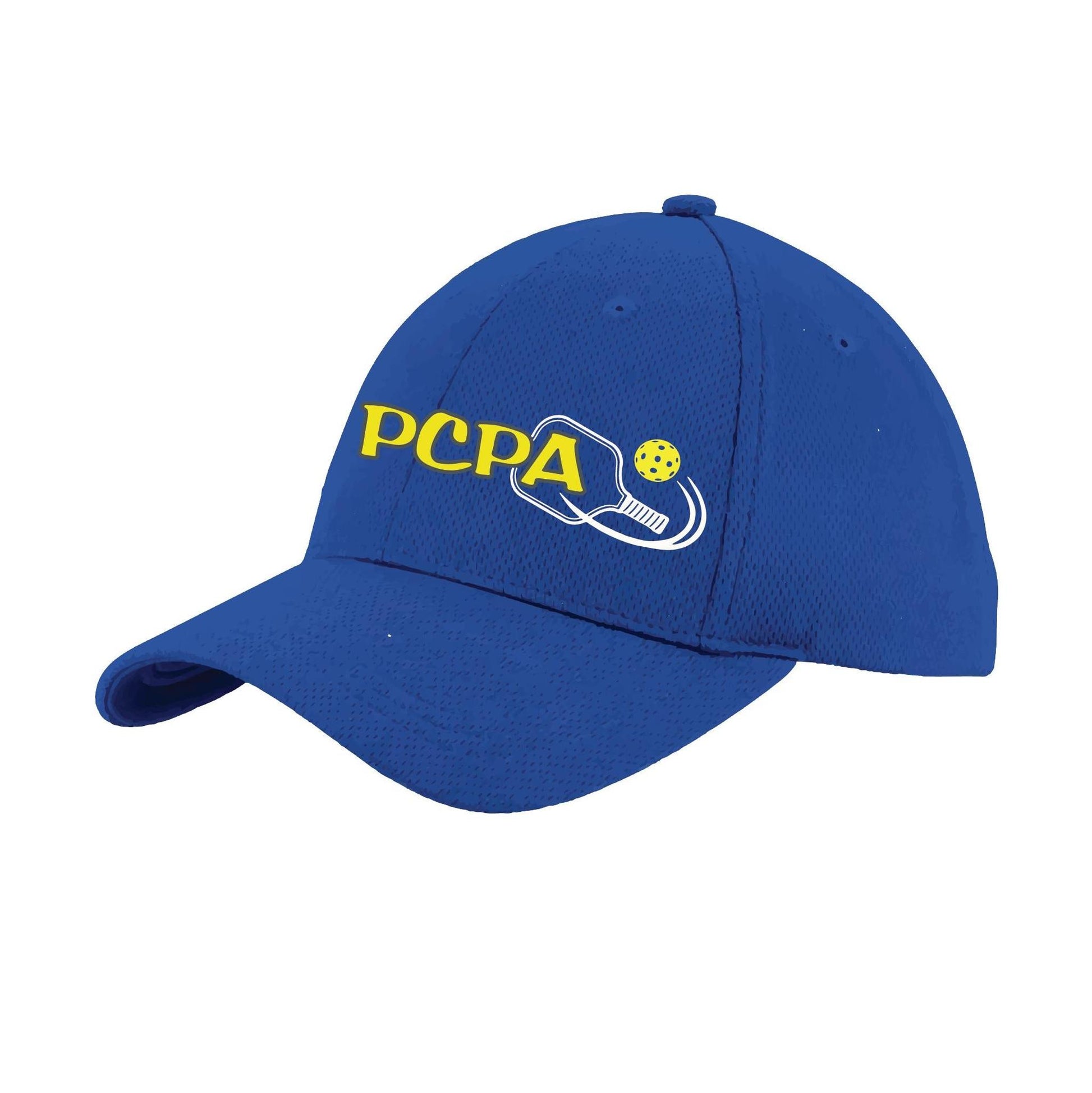 Pueblo County Pickleball Association (White) | Pickleball Hat | Moisture-Wicking 100% Polyester