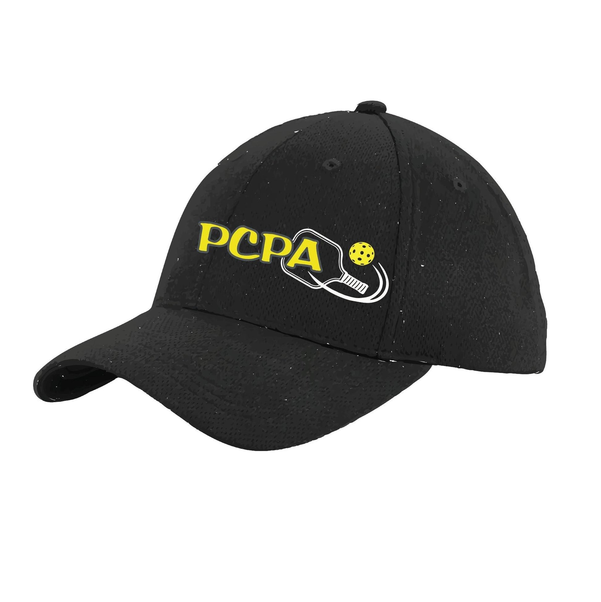 Pueblo County Pickleball Association (White) | Pickleball Hat | Moisture-Wicking 100% Polyester