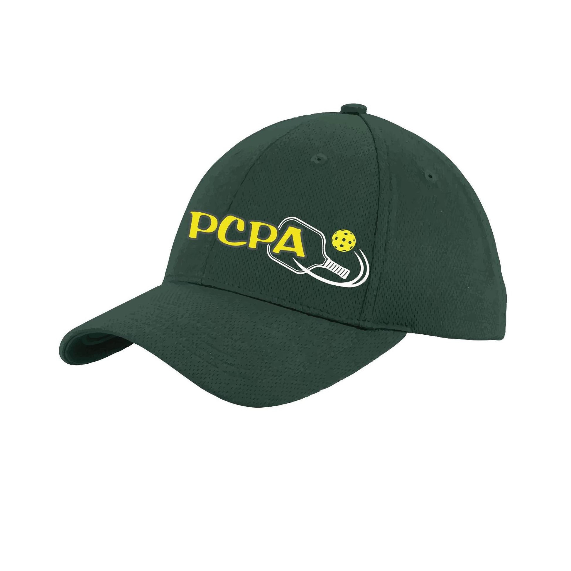 Pueblo County Pickleball Association (White) | Pickleball Hat | Moisture-Wicking 100% Polyester