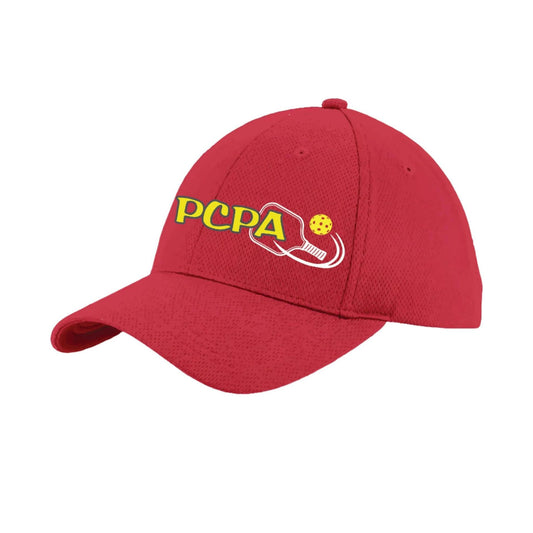 Pueblo County Pickleball Association (White) | Pickleball Hat | Moisture-Wicking 100% Polyester