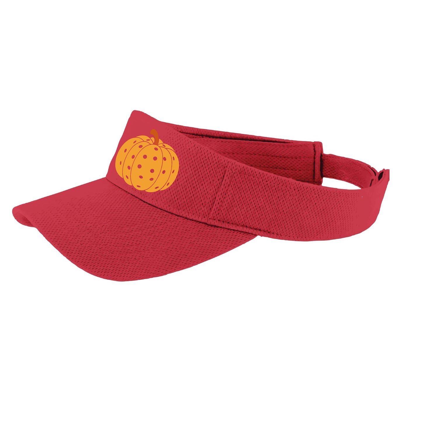 Pumpkin Pickleball | Pickleball Visors | Moisture Wicking 100% Polyester