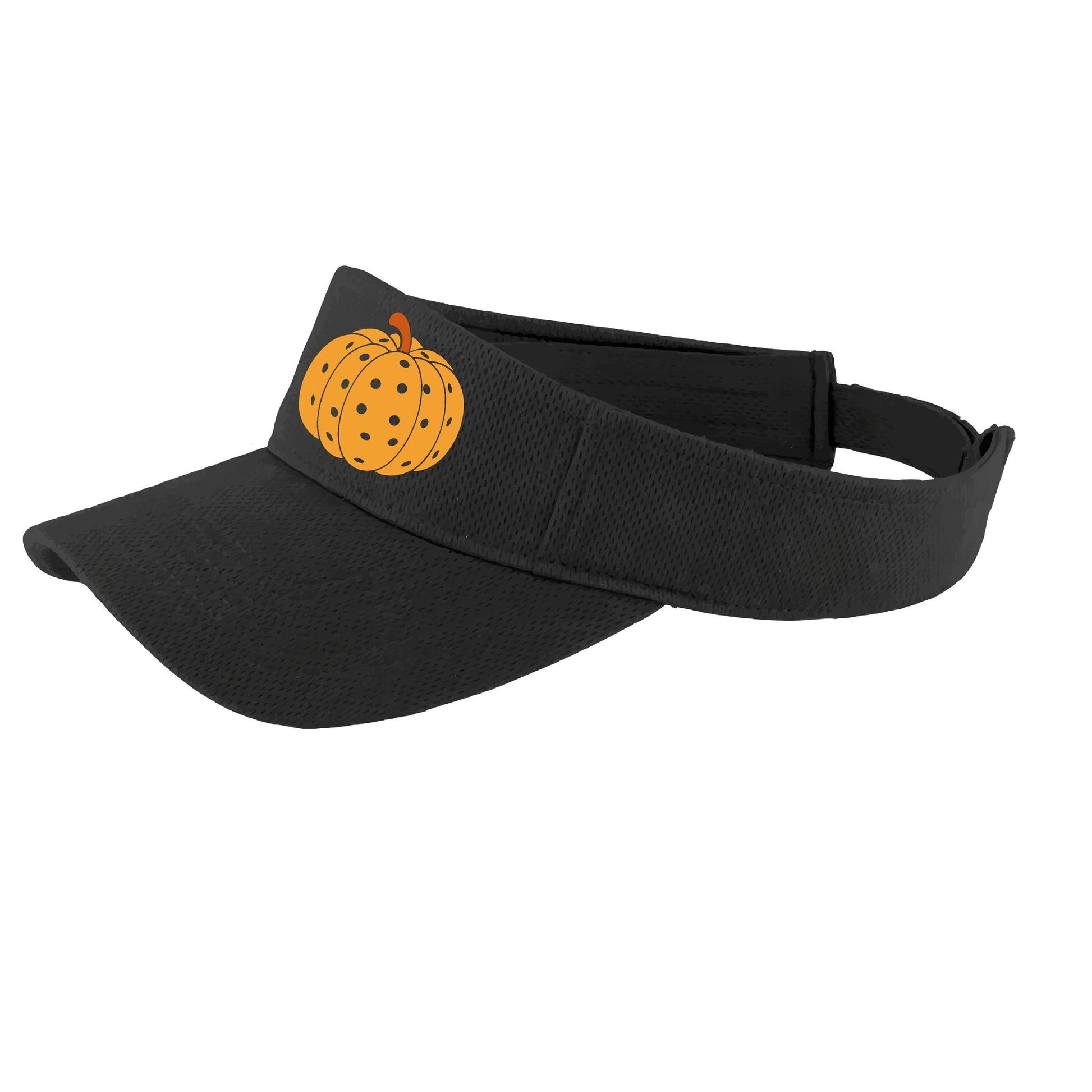 Pumpkin Pickleball | Pickleball Visors | Moisture Wicking 100% Polyester