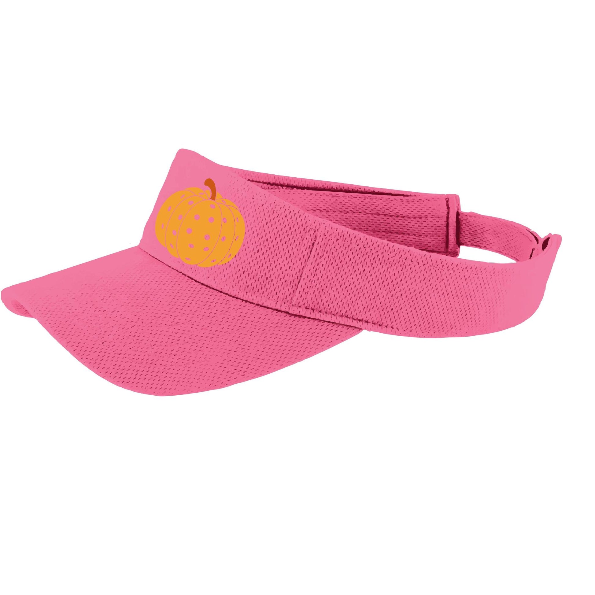 Pumpkin Pickleball | Pickleball Visors | Moisture Wicking 100% Polyester