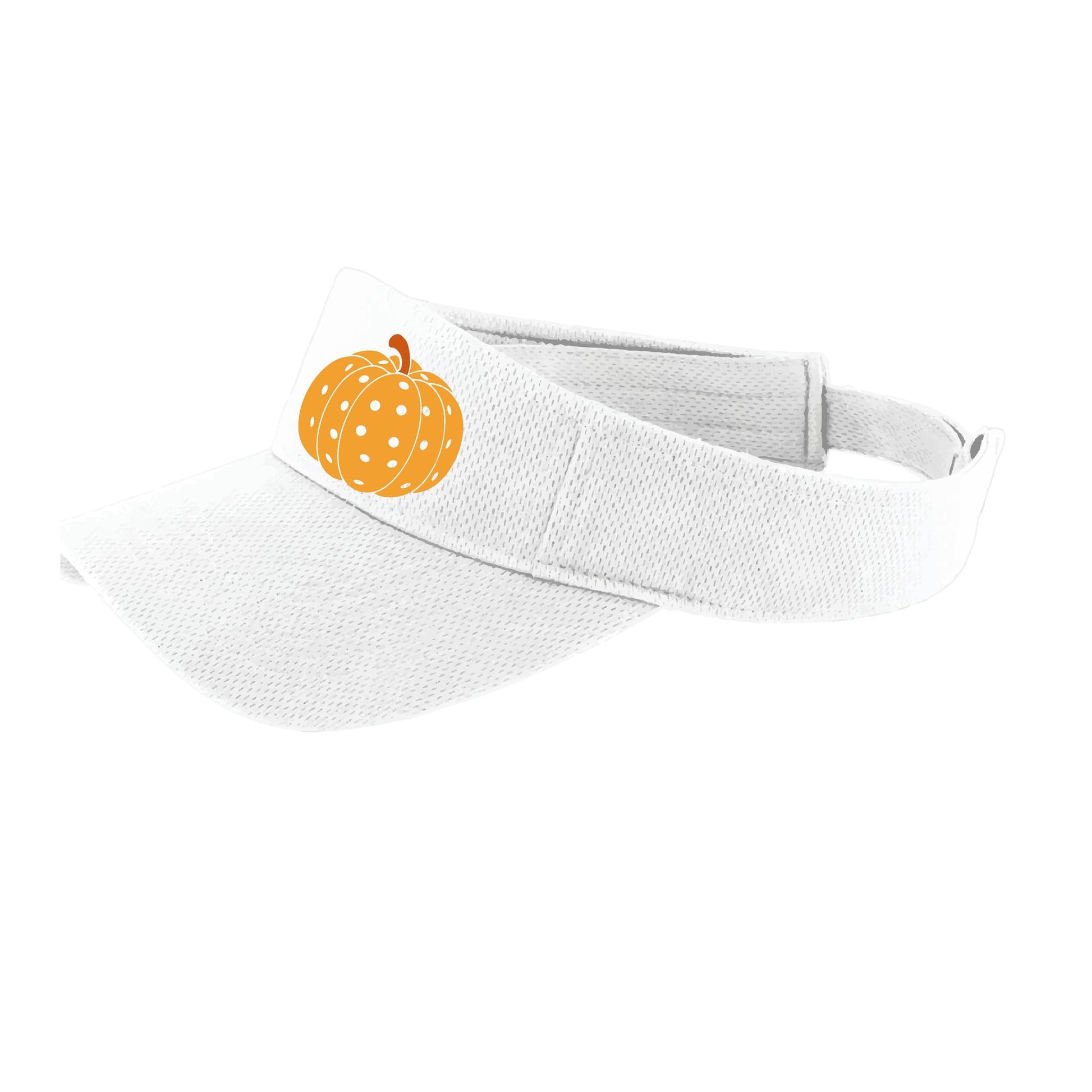 Pumpkin Pickleball | Pickleball Visors | Moisture Wicking 100% Polyester