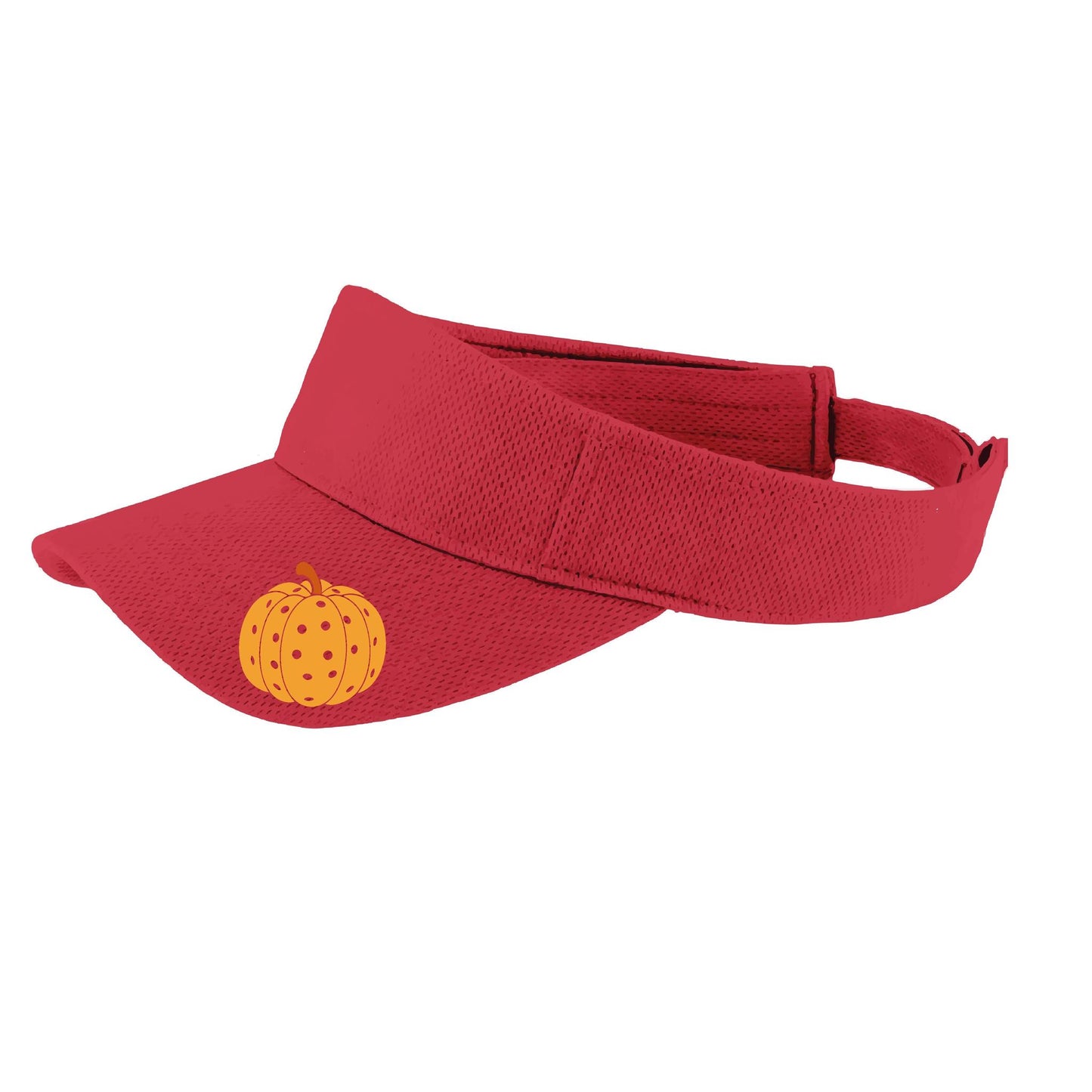 Pumpkin Pickleball | Pickleball Visors | Moisture Wicking 100% Polyester