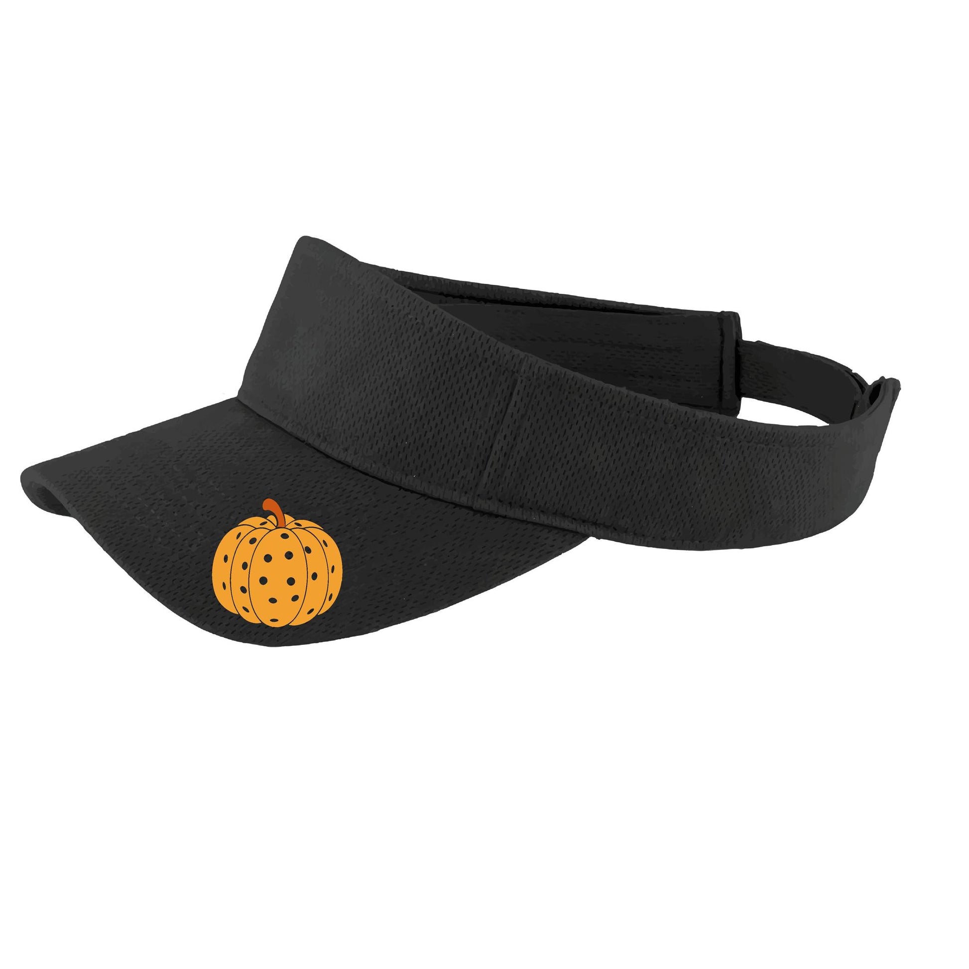 Pumpkin Pickleball | Pickleball Visors | Moisture Wicking 100% Polyester
