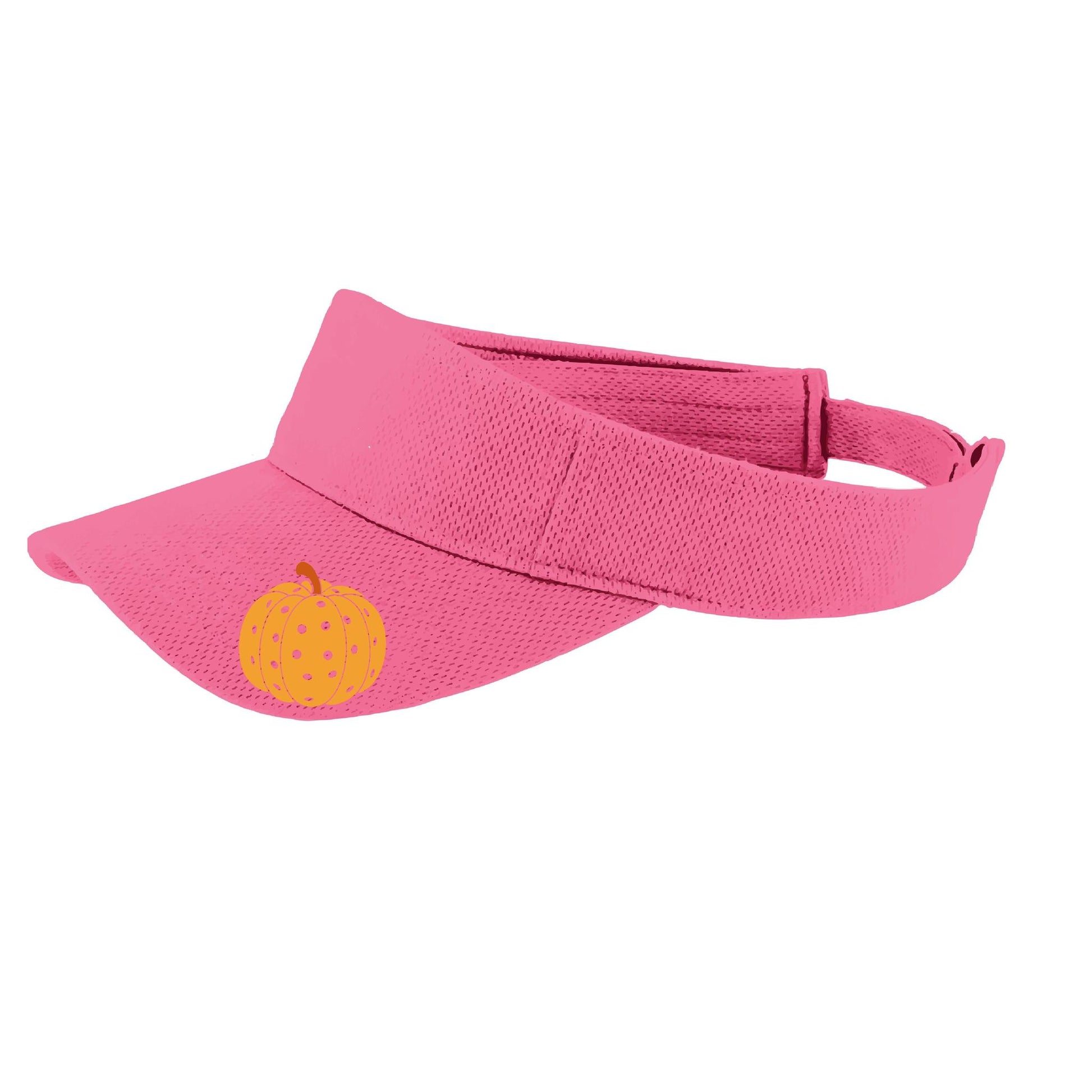 Pumpkin Pickleball | Pickleball Visors | Moisture Wicking 100% Polyester