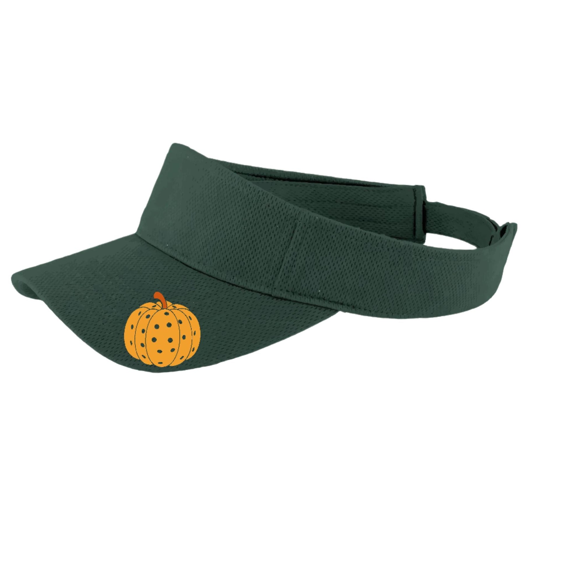 Pumpkin Pickleball | Pickleball Visors | Moisture Wicking 100% Polyester
