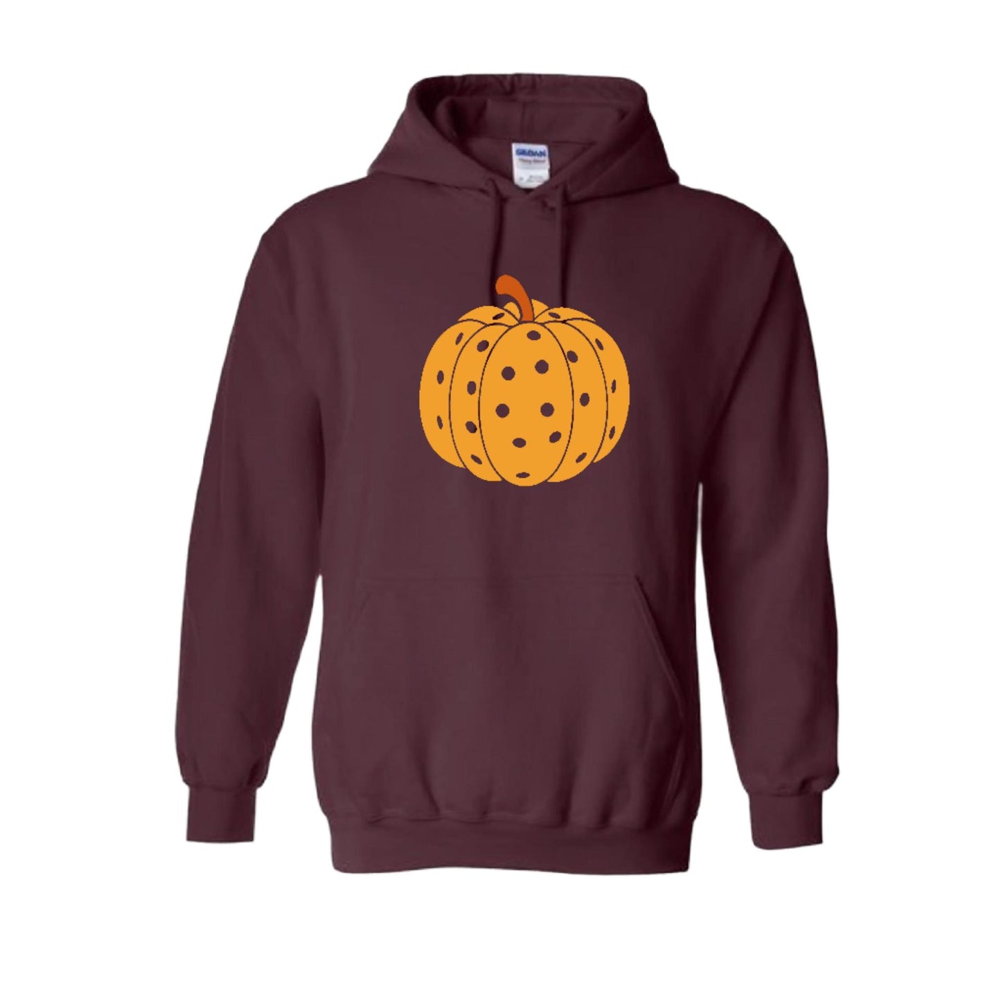 Pumpkin Pickleball | Unisex Hoodie Athletic Sweatshirt | 50% Cotton/50% Polyester