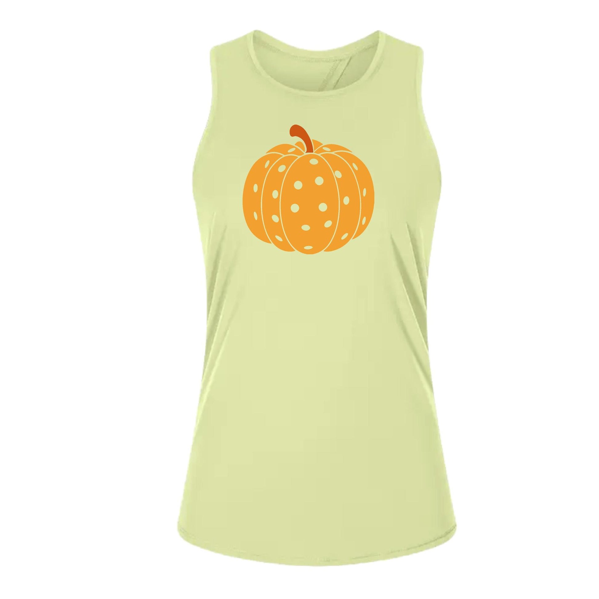 Pumpkin Pickleball | Women's Split Back or Tied Back Pickleball Performance Tank | 80/20 Nylon Spandex Mix