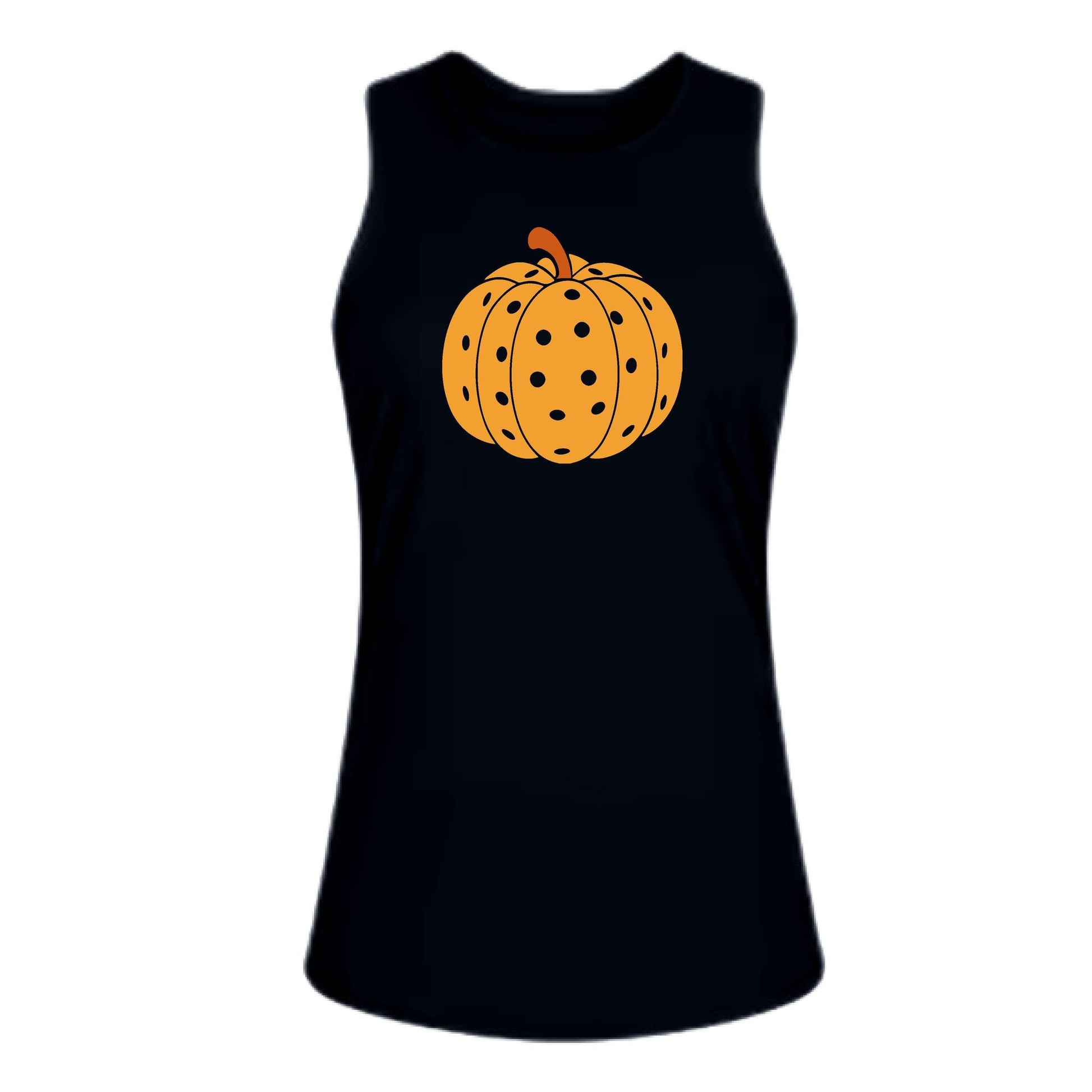 Pumpkin Pickleball | Women's Split Back or Tied Back Pickleball Performance Tank | 80/20 Nylon Spandex Mix