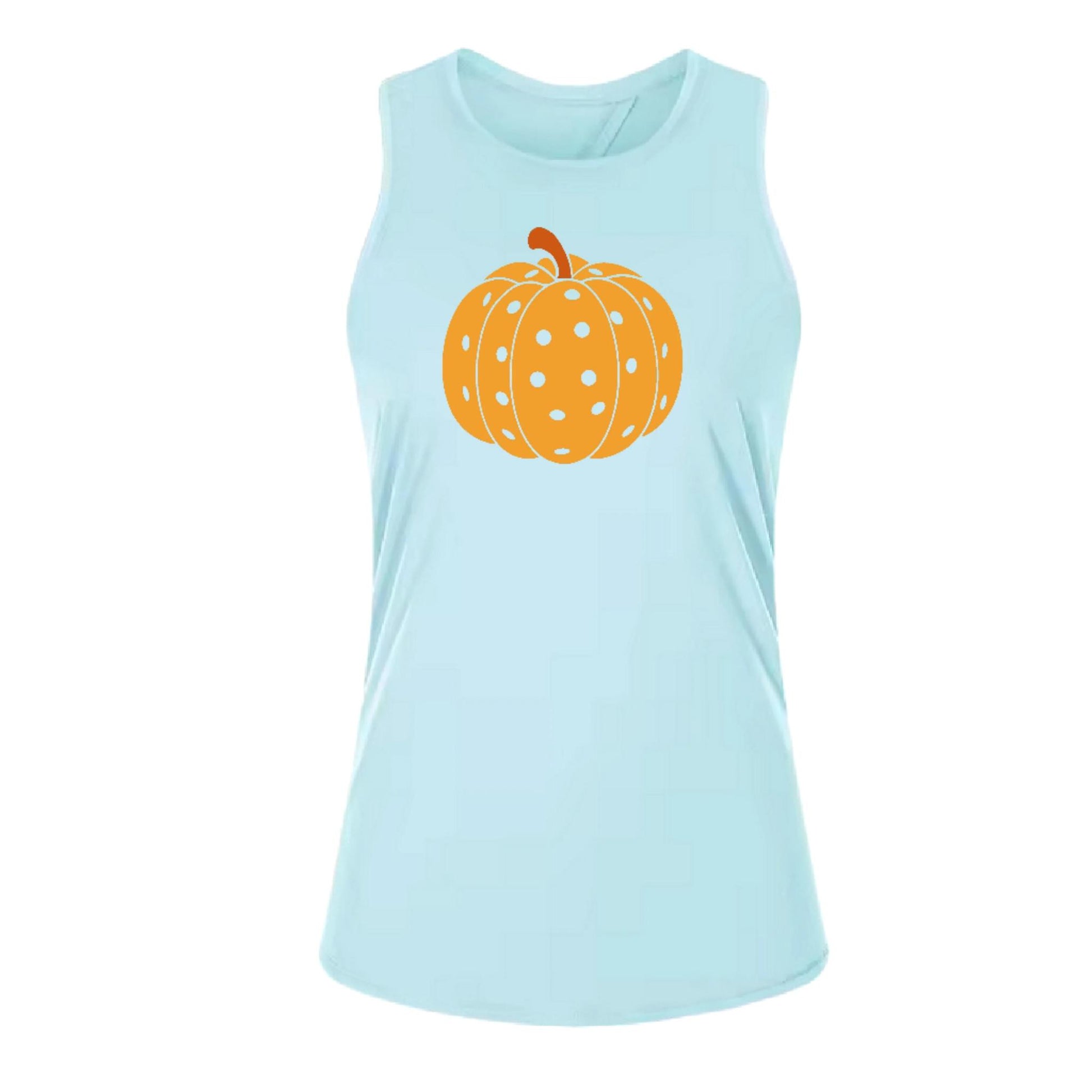 Pumpkin Pickleball | Women's Split Back or Tied Back Pickleball Performance Tank | 80/20 Nylon Spandex Mix