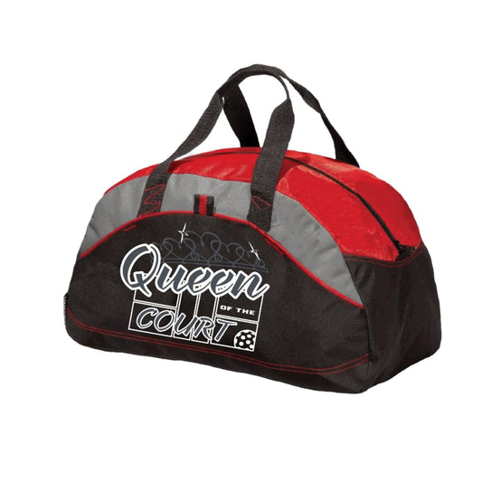 Queen Of The Pickleball Court | Pickleball Sports Duffel | Medium Size Court Bag